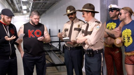 Super Troopers harass SmackDown LIVE Superstars