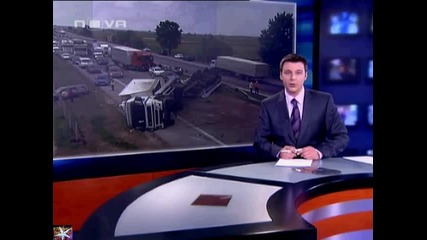 Катастрофа на магистр. Тракия, Календар и b T V Новините