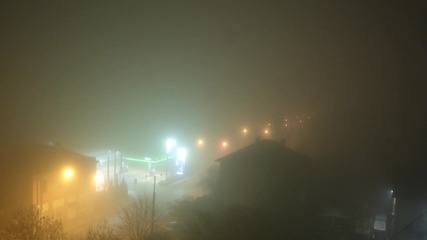 Гъста мъгла в софия 19.11.2013