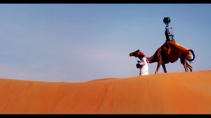 Картографиране на пустинята с камера на Гугъл монтирана върху камила