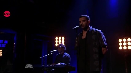Drake Feat. Sampha - Too Much ( Live On Jimmy Fallon )