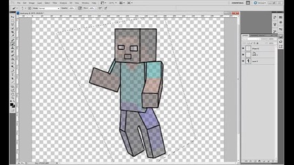 Tutorial - Photoshop как се прави анимирано минекрафт човече