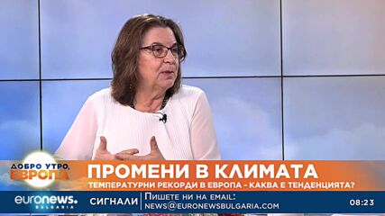 Проф. Бъчварова: Човешката дейност е основният фактор за по-бързото увеличение на температурите