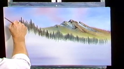 S06 Радостта на живописта с Bob Ross E03 - сутришна мъглявина ღобучение в рисуване, живописღ
