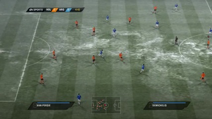 Fifa 11 снежно време и снежен гол на Игуаин! 