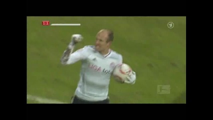 29.01.2011 Вердер Бремен 1 - 1 Байерн Мюнхен гол на Робен 