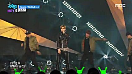 B.a.p - Young, Wild & Free, Show Music Core E482 (051215)