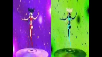 Winx Club transformations - 2