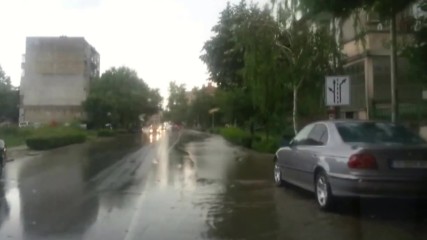 Дъждове в град Елхово