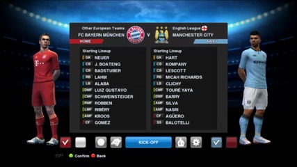 Bayern Munhen vs Mancester City - Приятелска среща (епизод 1) Пес2013 - С мои коментар