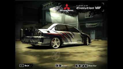 Need for Speed Most Wanted Mitsubishi Morors Lancer Evo Lution 