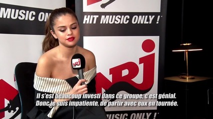 Nrj Interview - Selena Gomez Revival Tour, Dnce and Joe Jonas, Wiz Khalifas collab & more