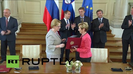 Slovenia: Russia signs several cooperation agreements with Slovenia
