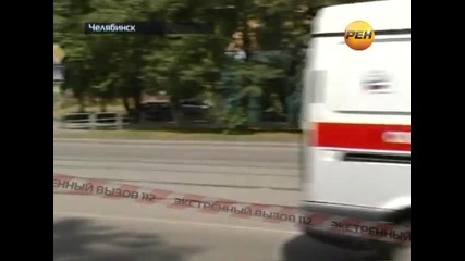 Такси блъсна момиче на пешеходна пътека в Русия 06.06.2012