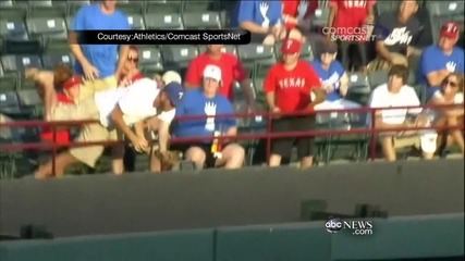 Texas Rangers Fan Falls and Dies, Josh Hamilton