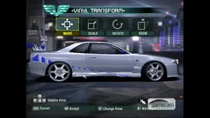 Nissan Skyline 2 Fast 2 Furious In Nfs Carbon