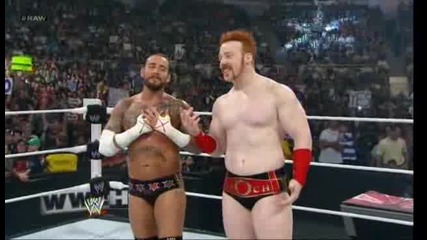 Си Ем Пънк и Шеймъс vs Кейн и Даниел Браян * Wwe Raw 18.06.12 *