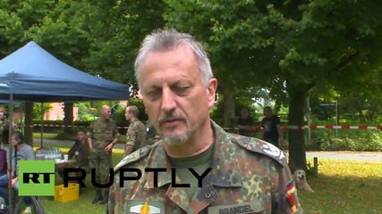 Германия: Въоръжените сили вдигат палатки за бежанците край Хамбург