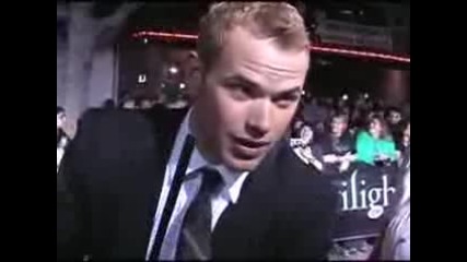 Jackson at the Twilight premiere 