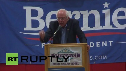 USA: Invest in jobs and education not jails and incarceration - Bernie Sanders