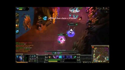 league of legends- A good turret dive. teamwork really pays off