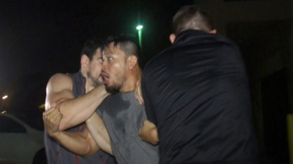Fan footage shows Hideo Itami trying to jump Aleister Black in the parking lot: WWE.com Exclusive, Aug. 2, 2017