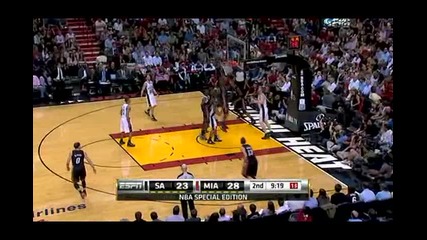 San Antonio Spurs @ Miami Heat 80 - 110 [highlights] - 14.03.2011