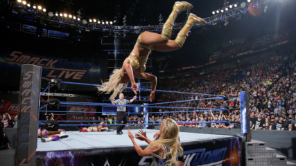 Charlotte Flair, Becky Lynch & Asuka vs. Carmella & The IIconics: SmackDown LIVE, 1 May, 2018