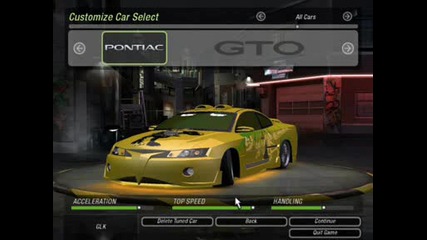 My Nfsu2 Cars Show