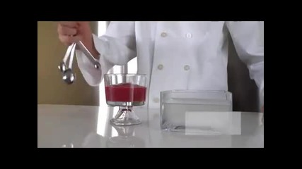 Molecular Gastronomy - Raspberry ravioles - Ravioles de fram