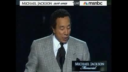 Michael Jackson Memorial - Smokey Reads Tributes - part 1