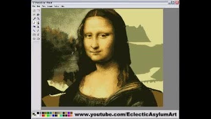 How to paint the Mona Lisa with Ms Paint