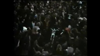Hells Angels at Altamont,  December 6,  1969
