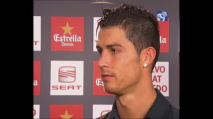 Real Madrid 2-1 Barcelona Ronaldo speaks to the presss