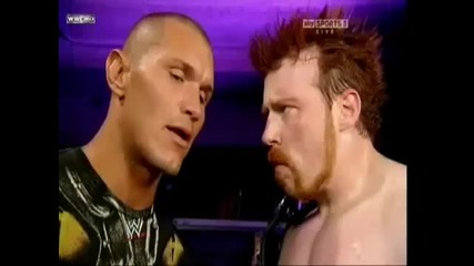 Sheamus and Randy Orton backstage