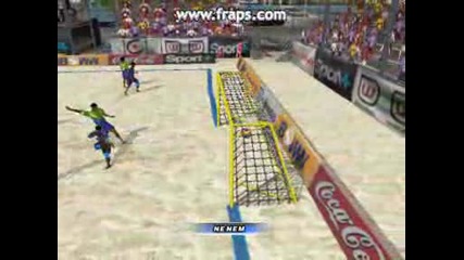 Beachsoccer goal (sun)