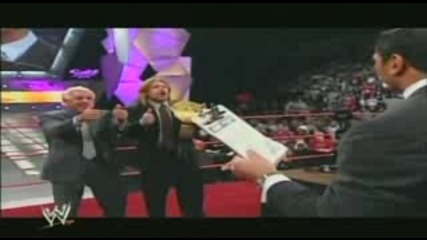 Batista challenge Triple H in Wrestlemania 21
