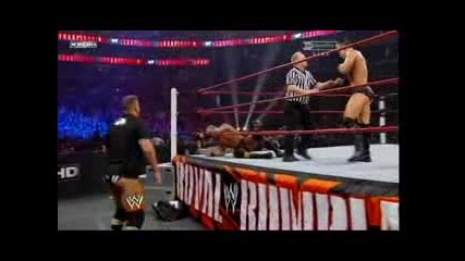 Wwe Royal Rumble 2011 Randy Orton vs The Miz ( Wwe Championship Match ) 