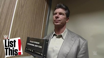 Arrestos sorprendentes de la Familia McMahon: WWE List This! (EN ESPA?'OL)
