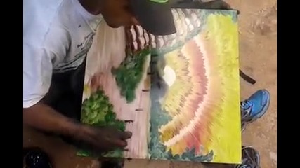 Amazing Невероятно! Рисуване с ръце на плоча!