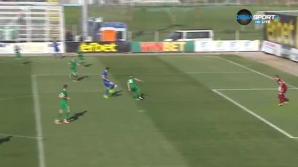Гол - красавец за Верея точно преди почивката