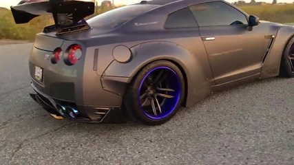 Beasty Gt-r R35 : Armytrix Performance Exhaust and Liberty Walk body kits