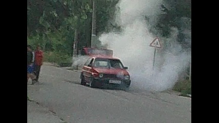 vwgolf 2 burnout 2010
