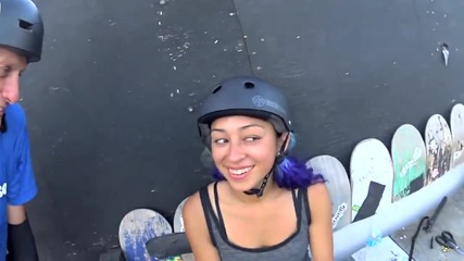 Tony Hawk, Lizzie Armanto and Tom Schaar Take The Mini Out for a Ride Action Cam Sony