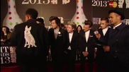 On the Red Carpet_ Rizzle Kicks talk to One Direction _ Brits 2013