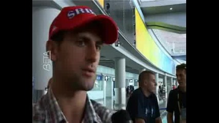 Novak Djokovic Arrives To Beijing 