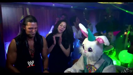 Who is Really wearing the bunny costume - Wwe Inbox 124