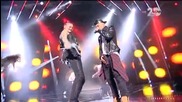 Жана Бергендорф на сцената на X Factor (30.10.2014)