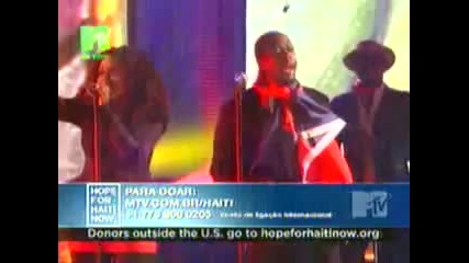 Wyclef Jean Hope For Haiti Now Live - January 23 2010 - Mtv Brazil ao vivo 
