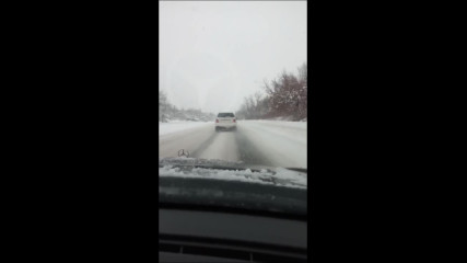Снегопочистване на пътя Хасково-Димитровград
